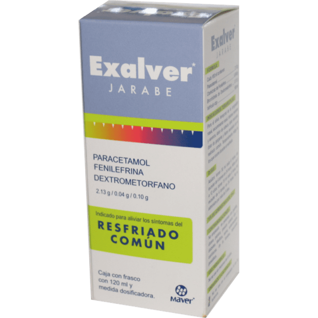 Paracetamol Finelefrina Dextrometorfano Ml Jbe Exalver Nf