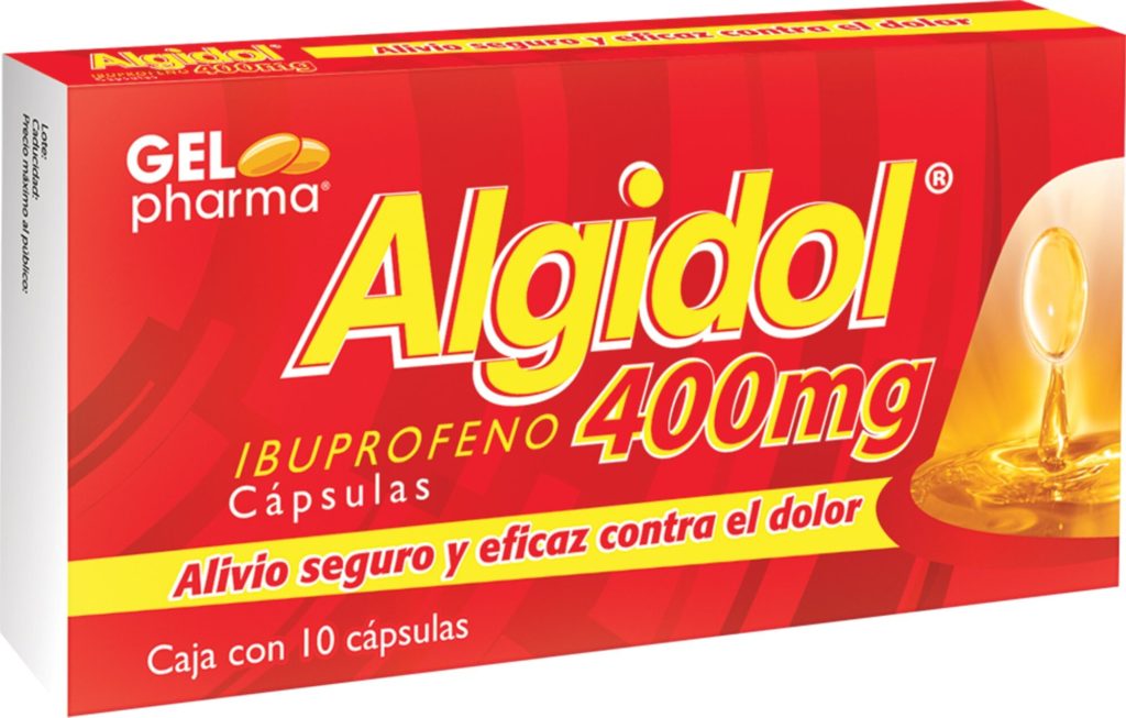 IBUPROFENO 400 MG C/10 CAPSULAS (ALGIDOL) Farmapronto