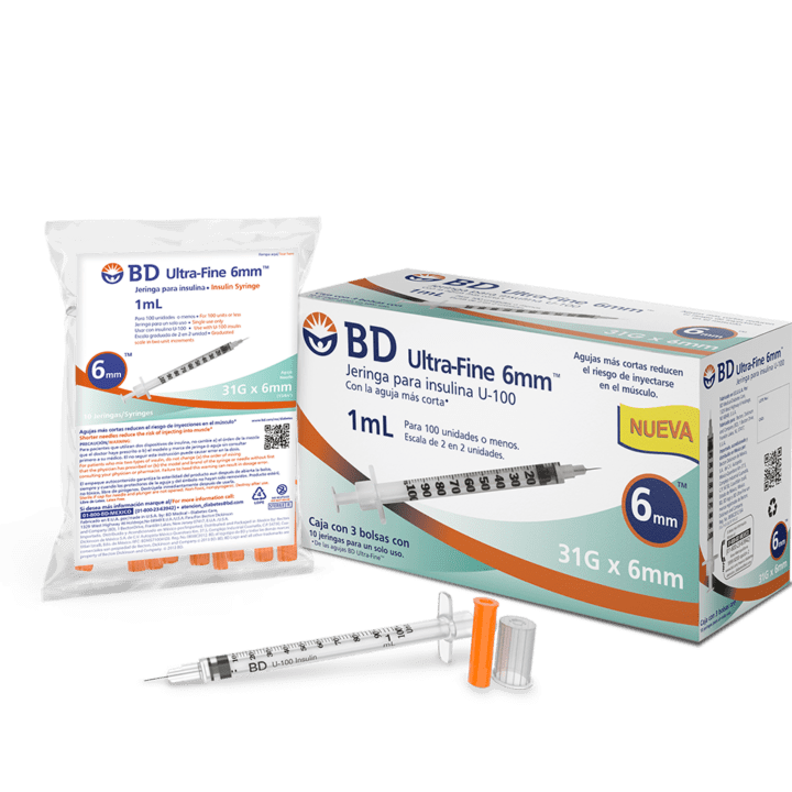 Bd Ultra Fine Insulina G X Mm Ml C Jeringas Farmapronto