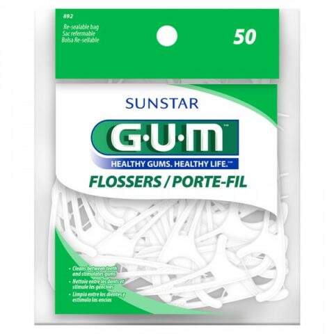 PALILLOS GUM C HILO DENTAL 50PZA Farmapronto