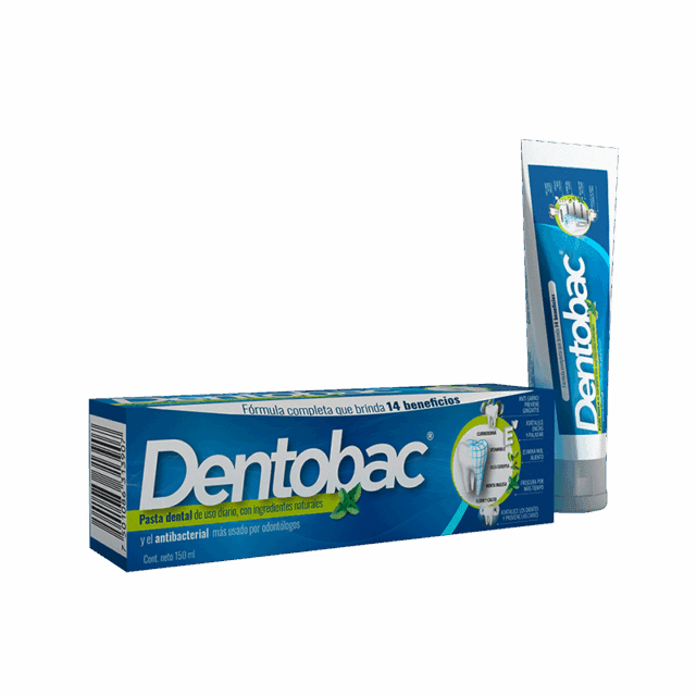DENTOBAC 150 ML CREMA DENTAL – Farmapronto