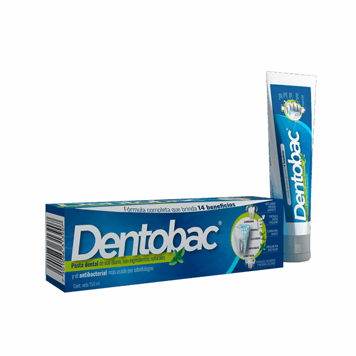 DENTOBAC 150 ML CREMA DENTAL – Farmapronto