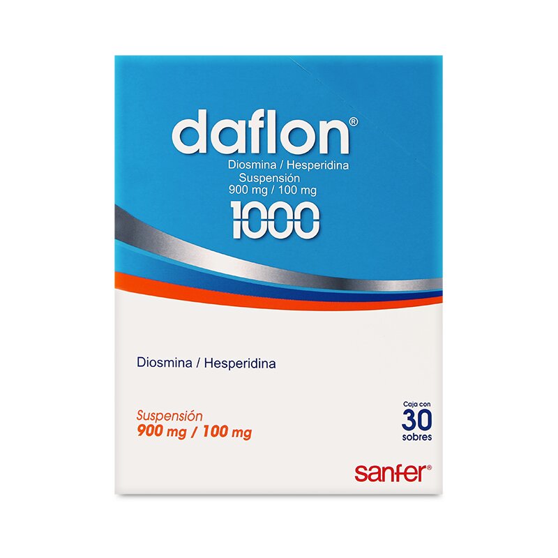 Daflon 900mg + 100mg, caixa com 30 comprimidos revestidos P7898029551848 -  Daflon 900Mg + 100Mg Com 30 Comprimidos Servier - SERVIER