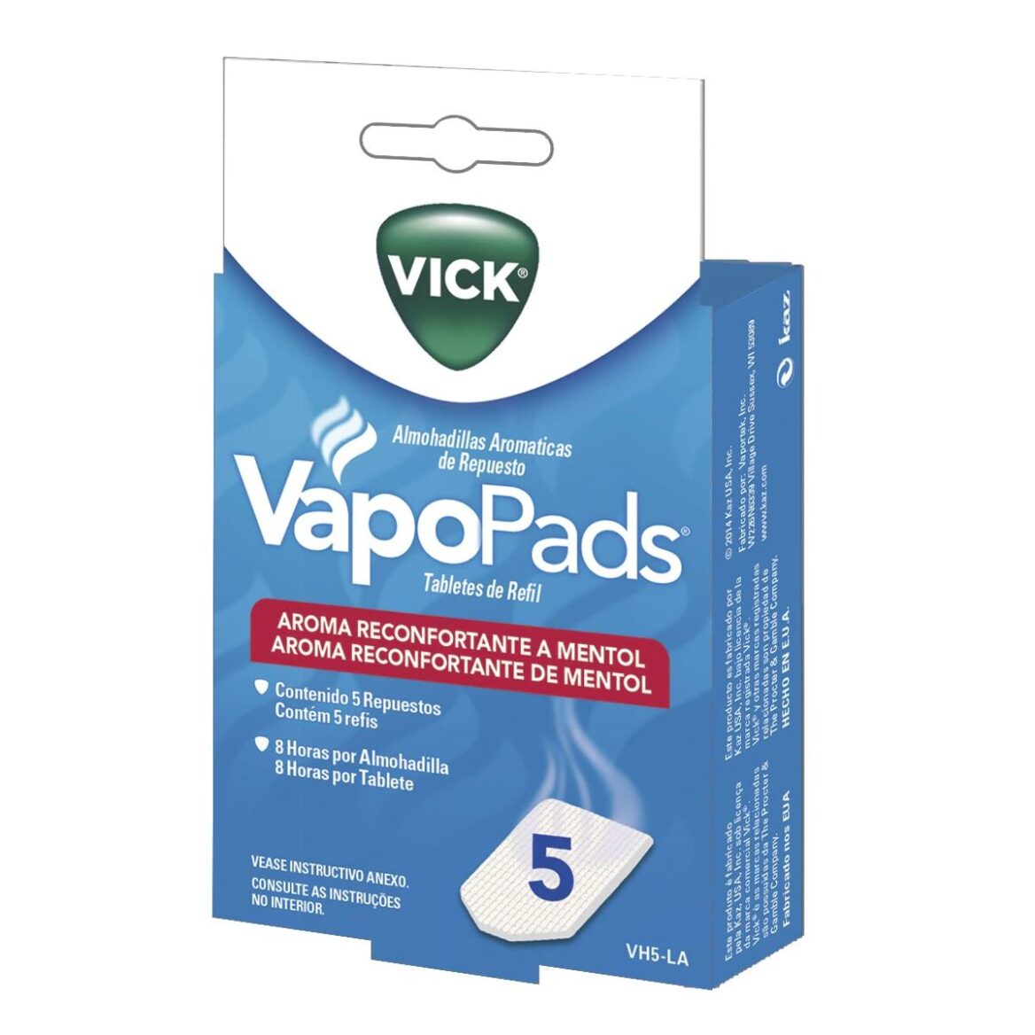 VICK VAPOPADS REPUESTO C/5 PZAS Farmapronto