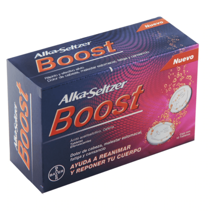 ALKA-SELTZER BOOST C/10 TABLETAS – Farmapronto