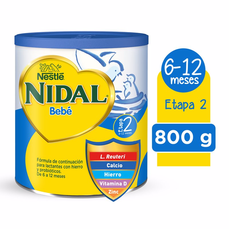 Fórmula Infantil NIDAL® 2 Continuación 800g - Nidal