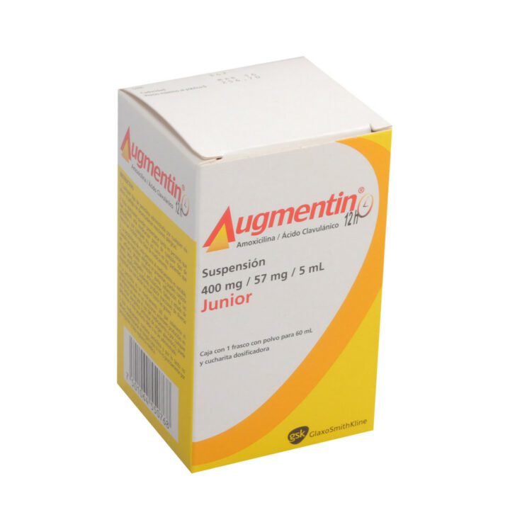 AUGMENTIN JR-12H 400MG/57MG SUSP 50ML – Farmapronto