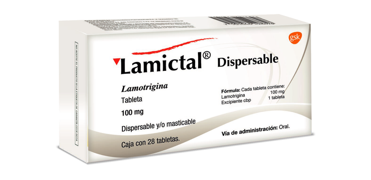 LAMICTAL 100 MG C/28 TABLETAS DISPERSABLES – Farmapronto